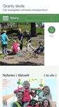 Mobile Screenshot of granlyskole.no