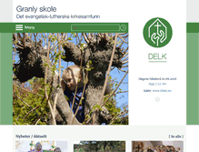 Tablet Screenshot of granlyskole.no